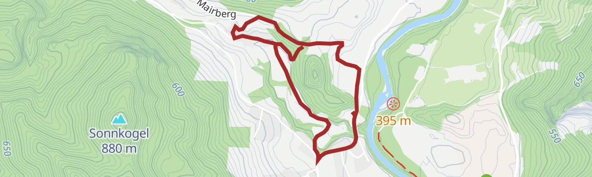 Route map: Auf den Spuren der Schwarzen Grafen